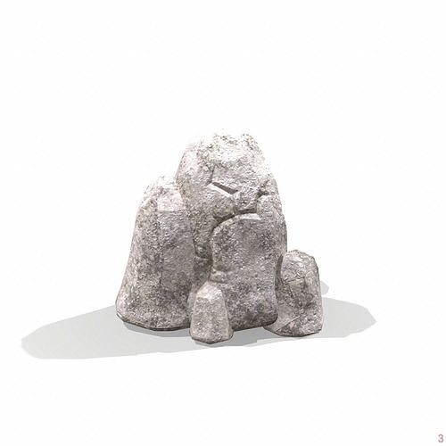 Rock - PBR Low-poly 3D model