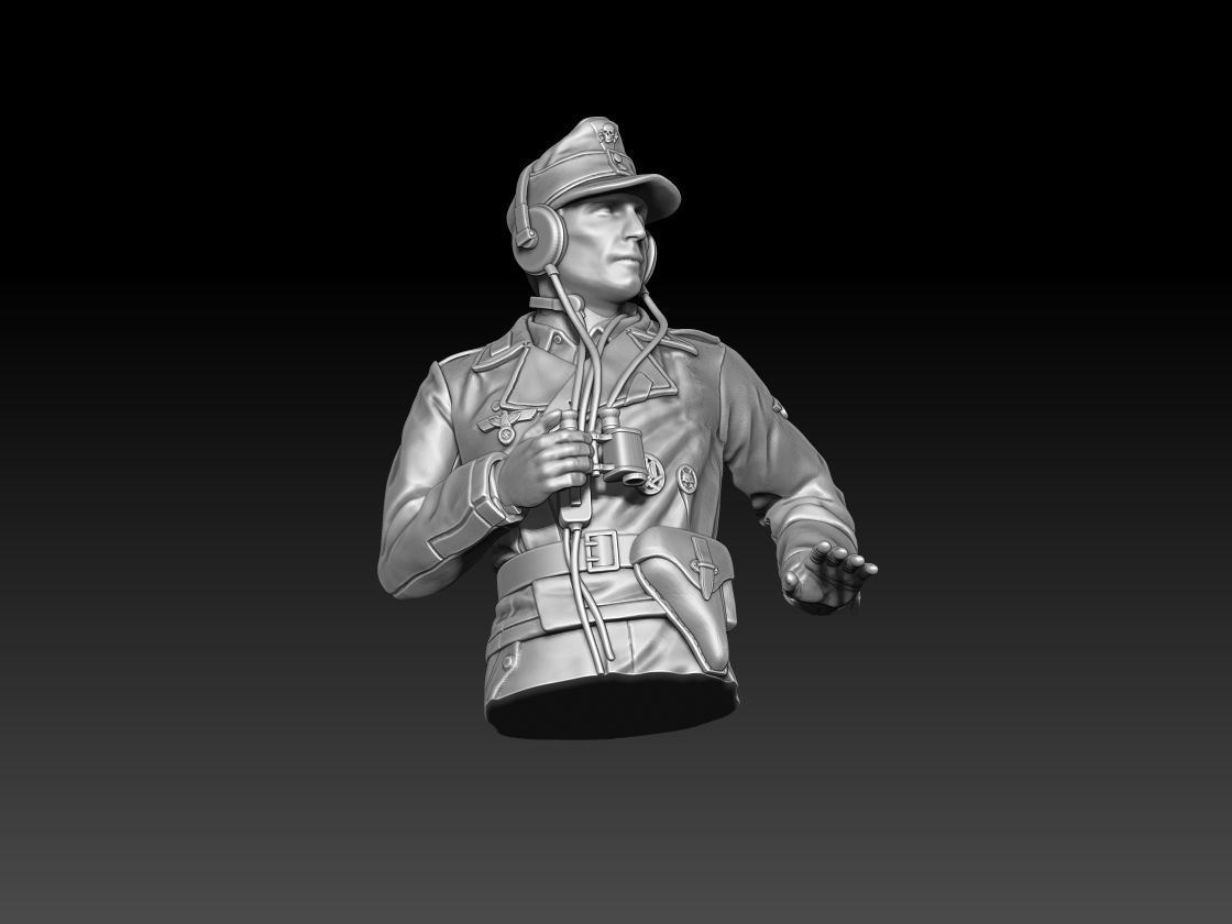 German officers 3D print model_51