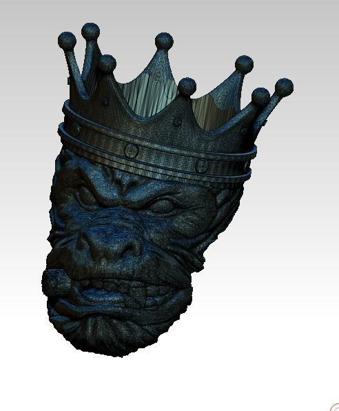 Crown Prince Ring with sigar 3D print model_6