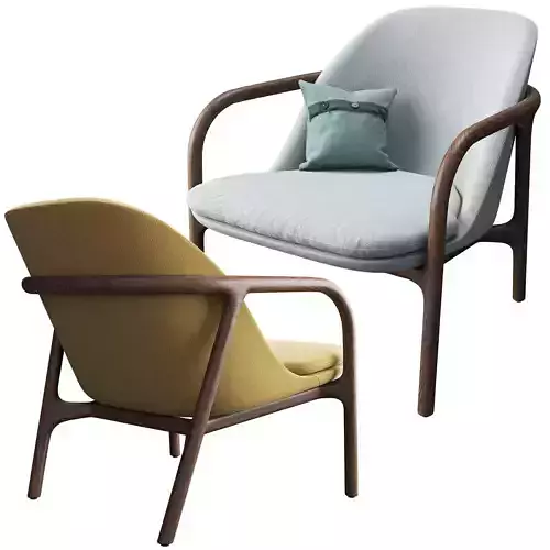 Neva Easy Chair By Artisan 3D model