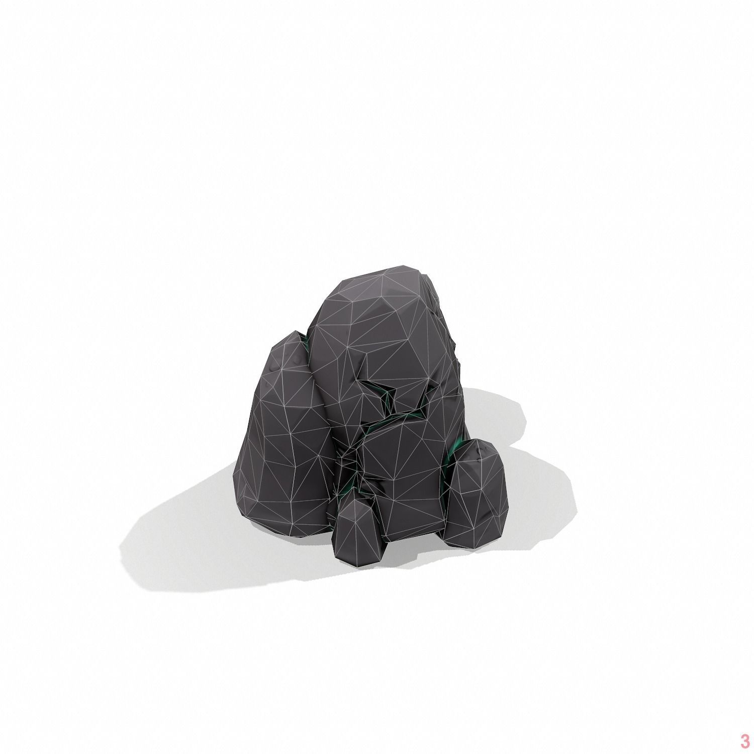 3D model Rock Stylized - PBR VR / AR / low-poly | CGTrader