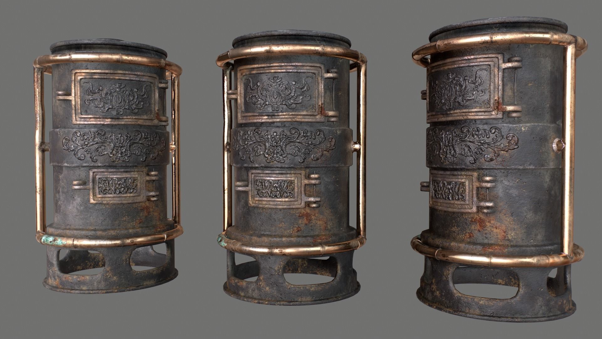 Forge Alchemy Stove  Low-poly 3D model_39