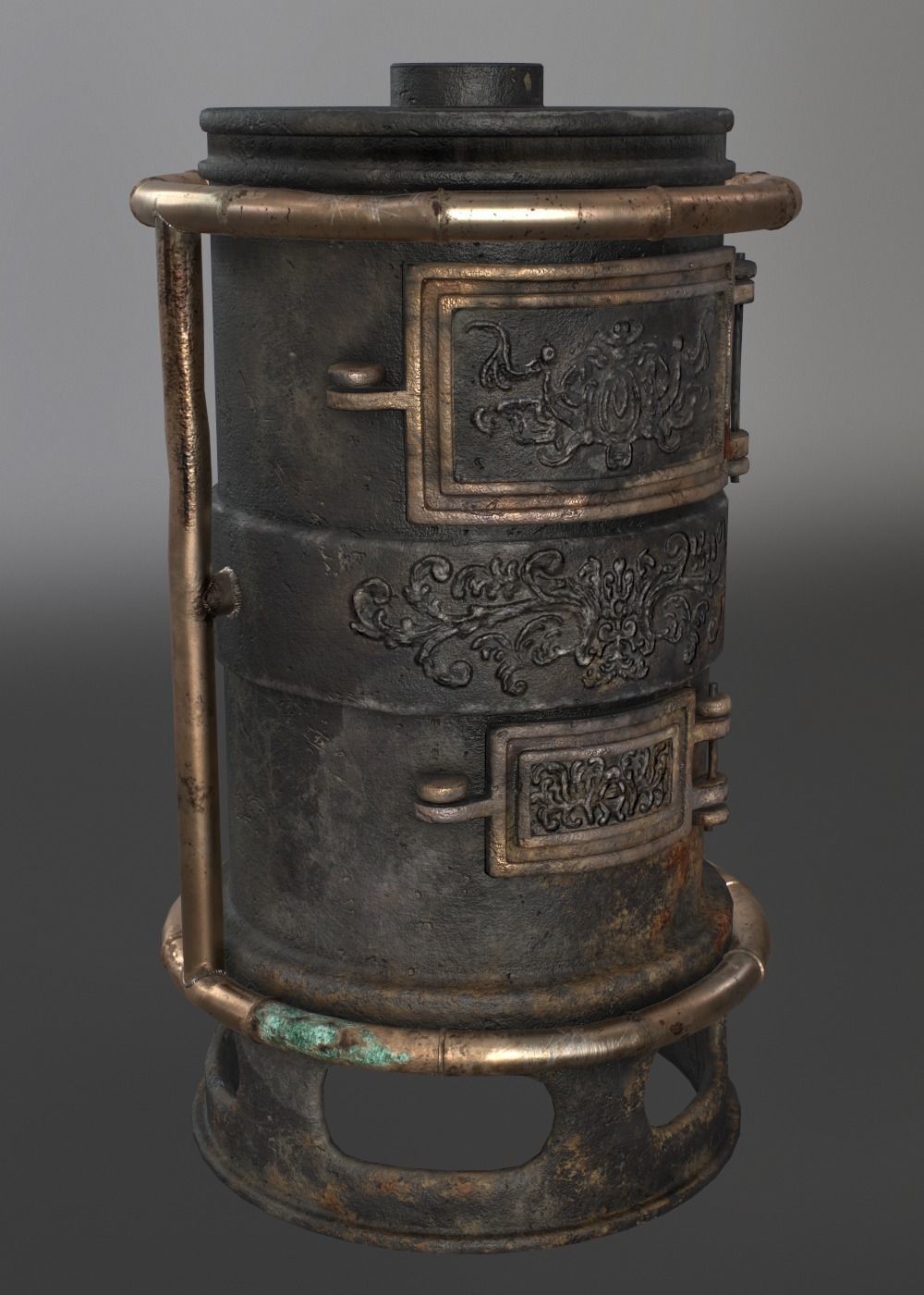 Forge Alchemy Stove  Low-poly 3D model_32