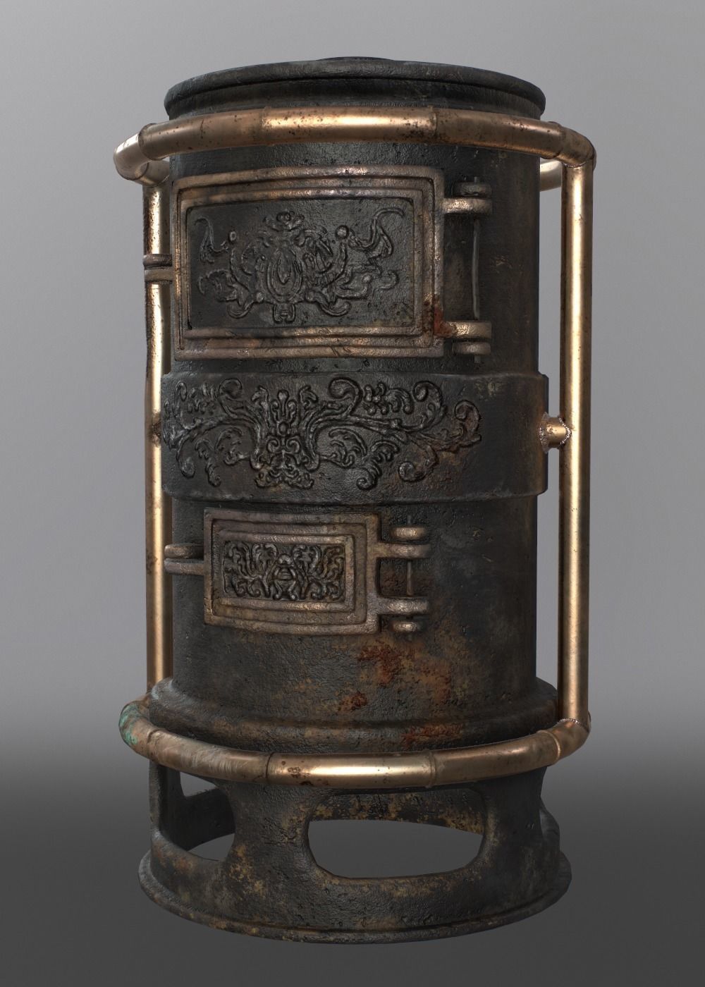 Forge Alchemy Stove  Low-poly 3D model_31