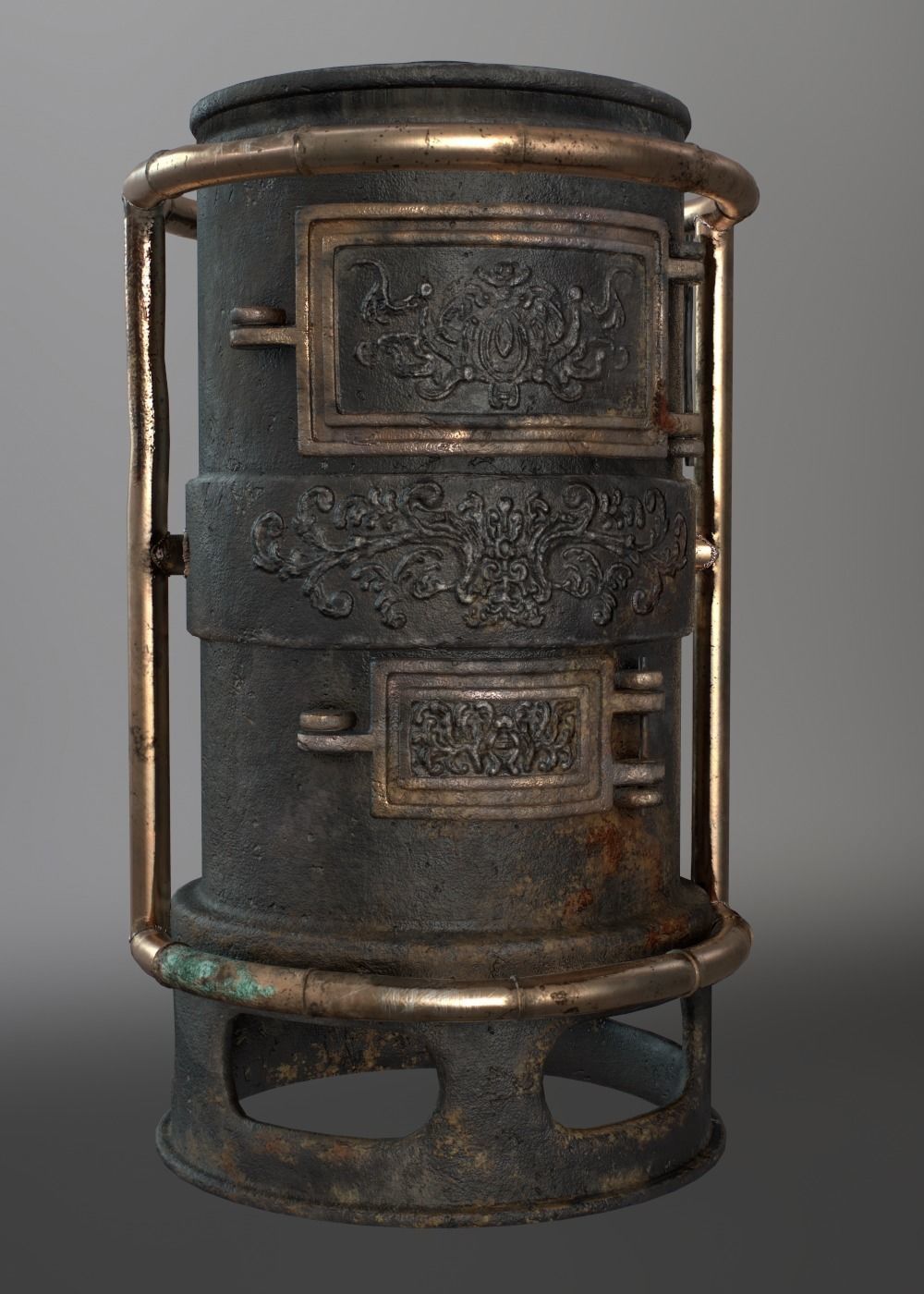Forge Alchemy Stove  Low-poly 3D model_30