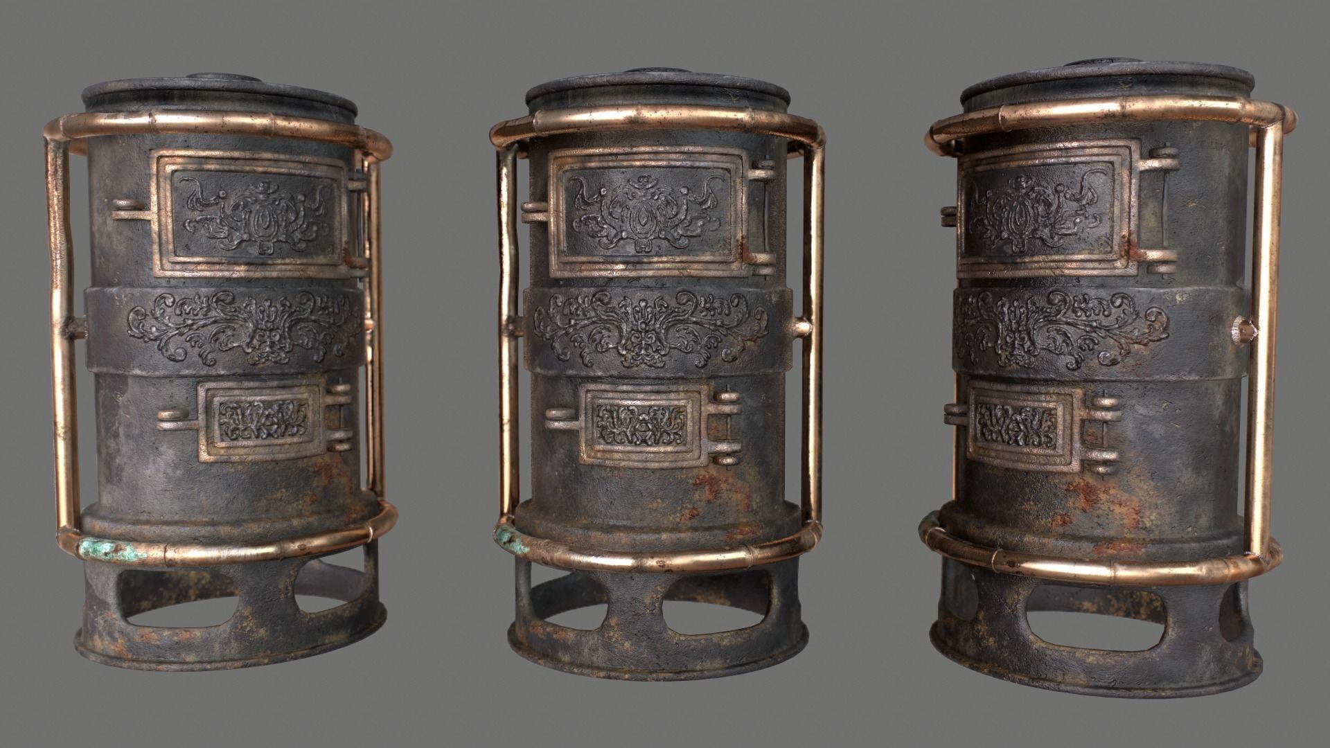 Forge Alchemy Stove  Low-poly 3D model_38