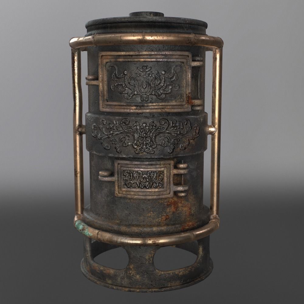 Forge Alchemy Stove  Low-poly 3D model_34