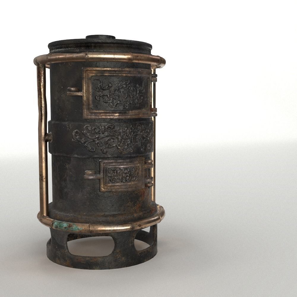 Forge Alchemy Stove  Low-poly 3D model_26
