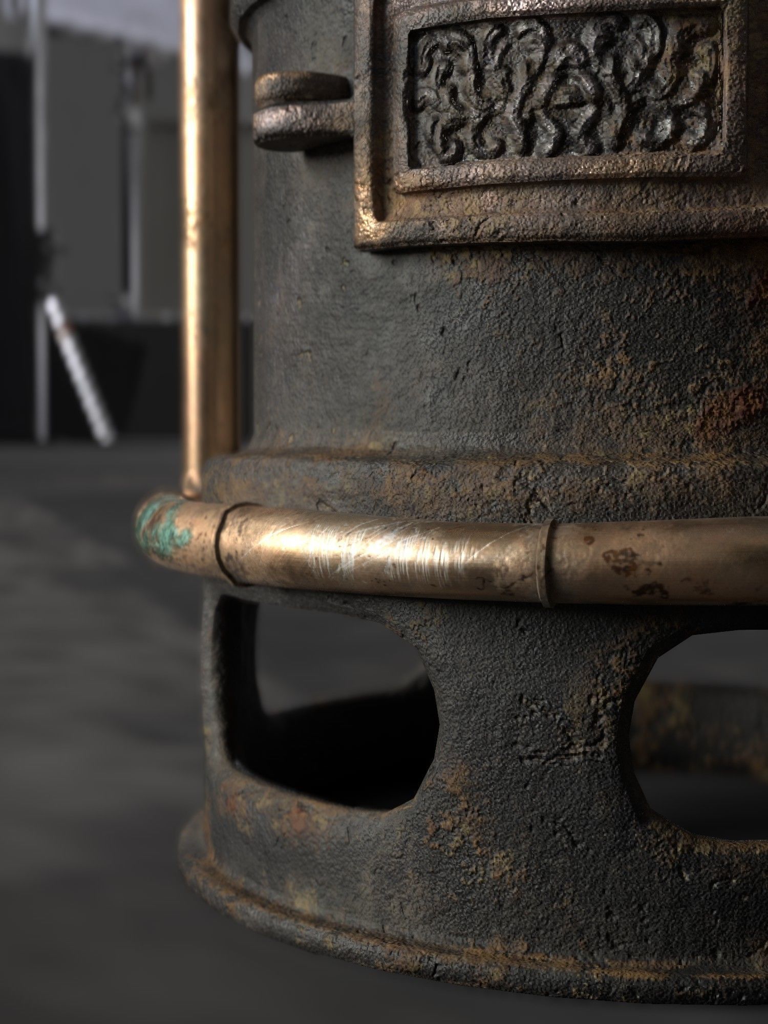 Forge Alchemy Stove  Low-poly 3D model_11