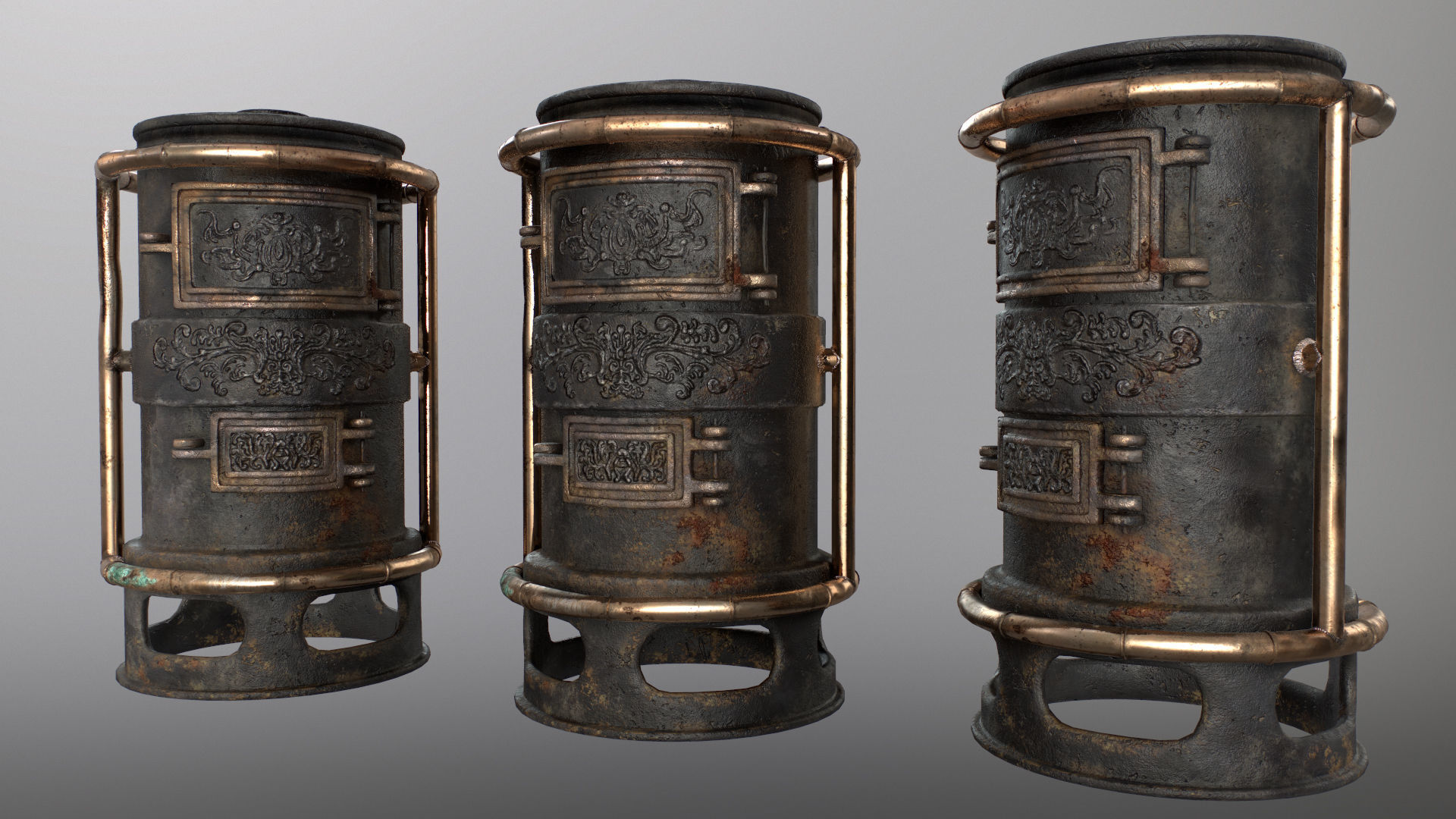 Forge Alchemy Stove  Low-poly 3D model_3