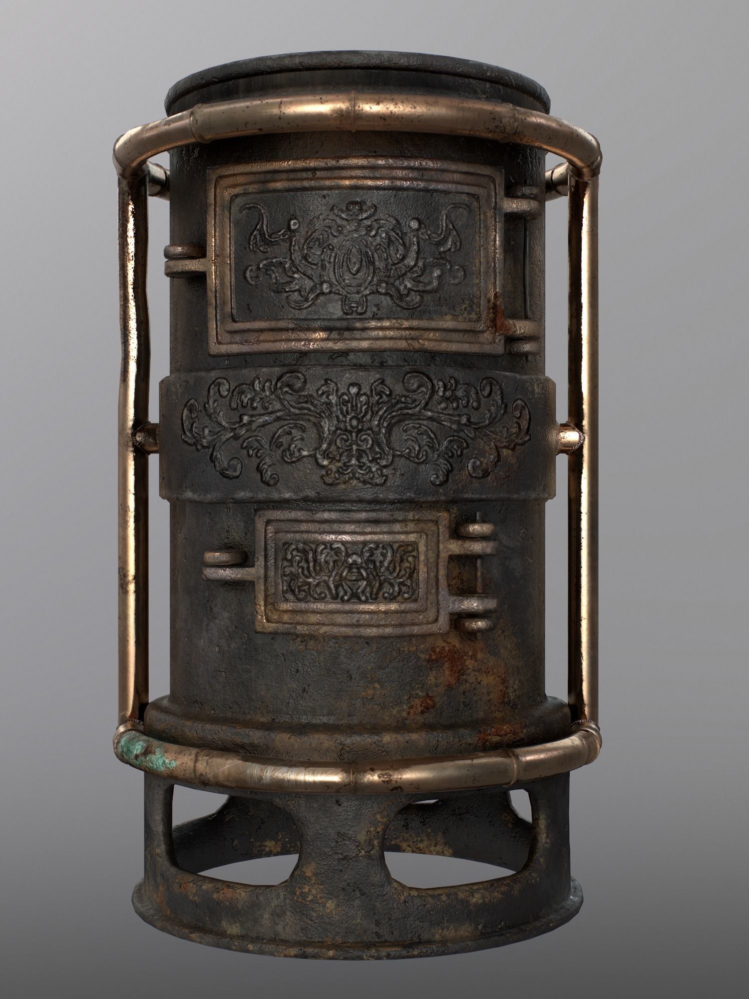 Forge Alchemy Stove  Low-poly 3D model_2
