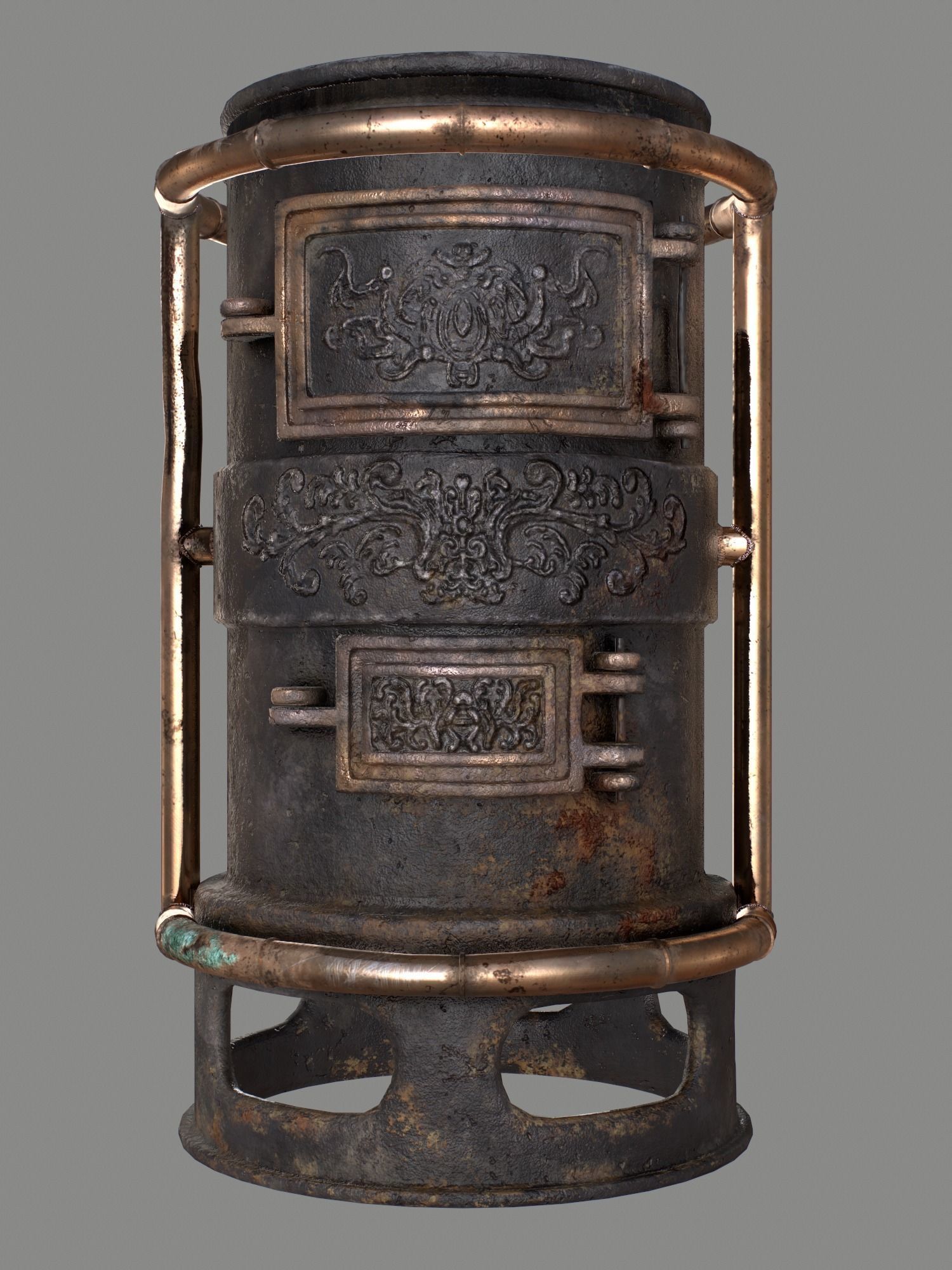 Forge Alchemy Stove  Low-poly 3D model_43