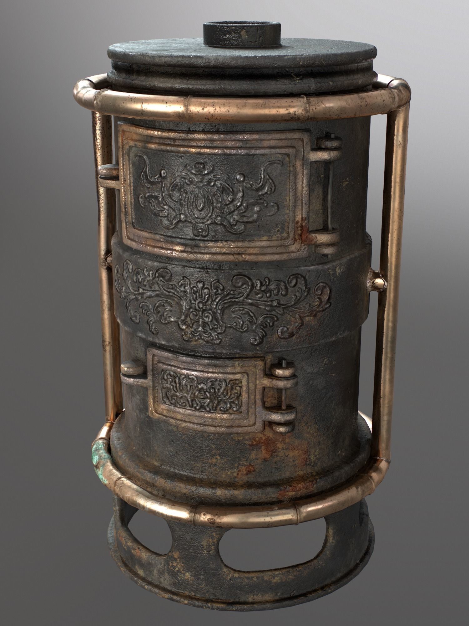 Forge Alchemy Stove  Low-poly 3D model_44
