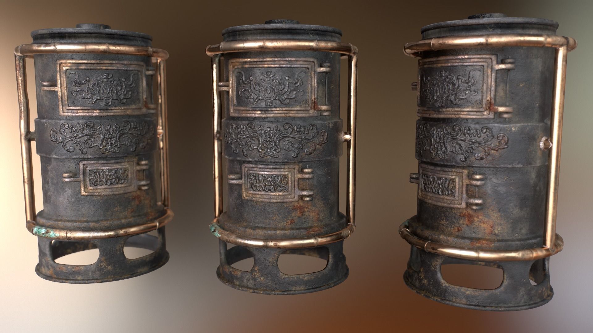 Forge Alchemy Stove  Low-poly 3D model_36