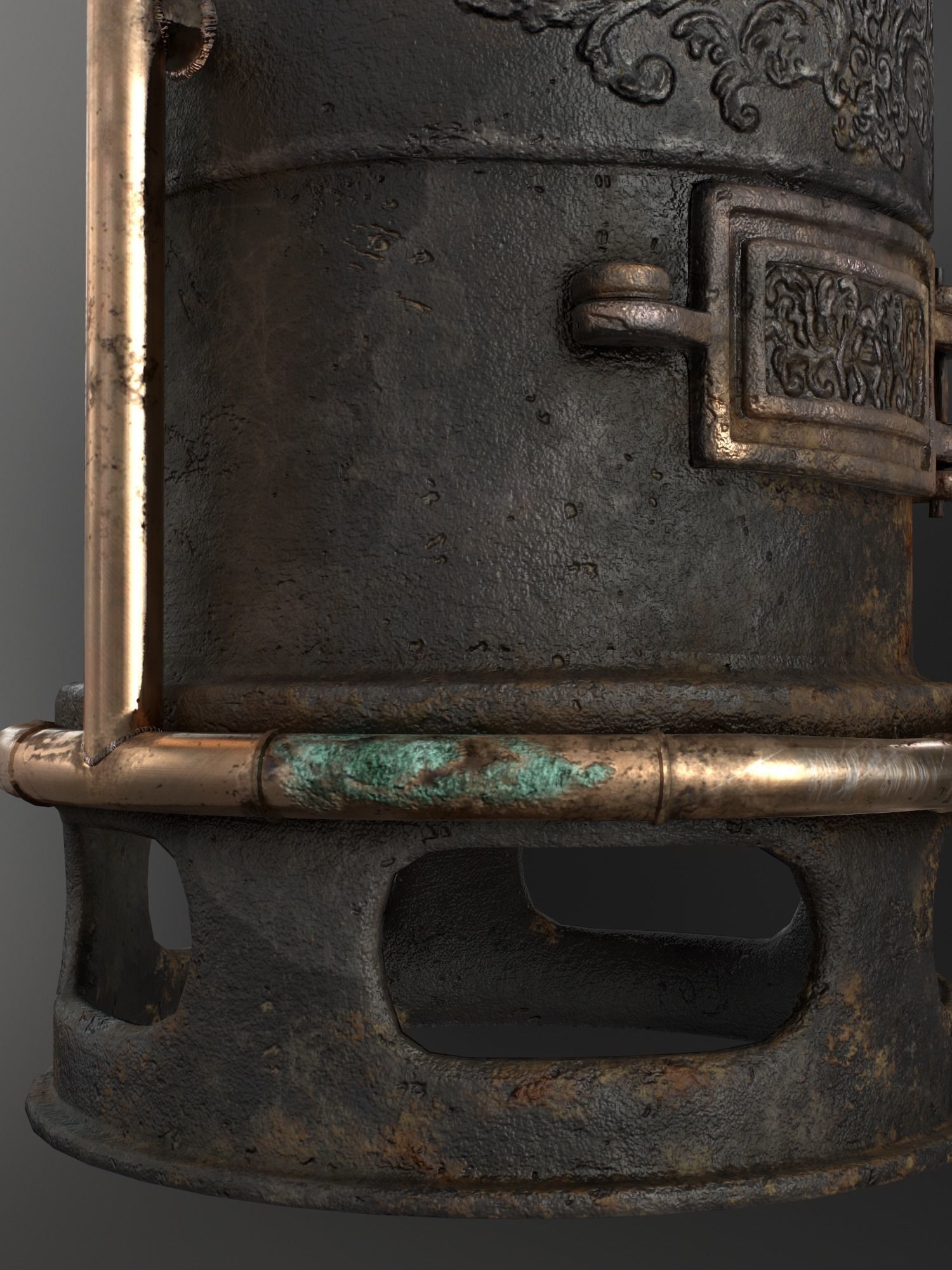 Forge Alchemy Stove  Low-poly 3D model_18