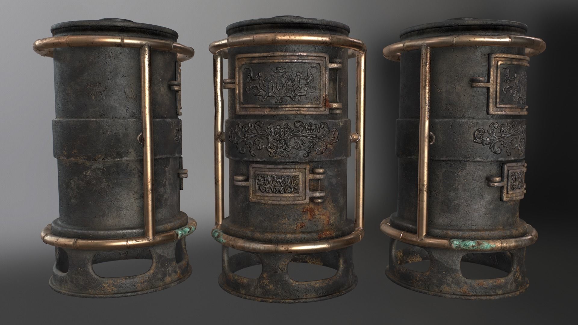 Forge Alchemy Stove  Low-poly 3D model_35