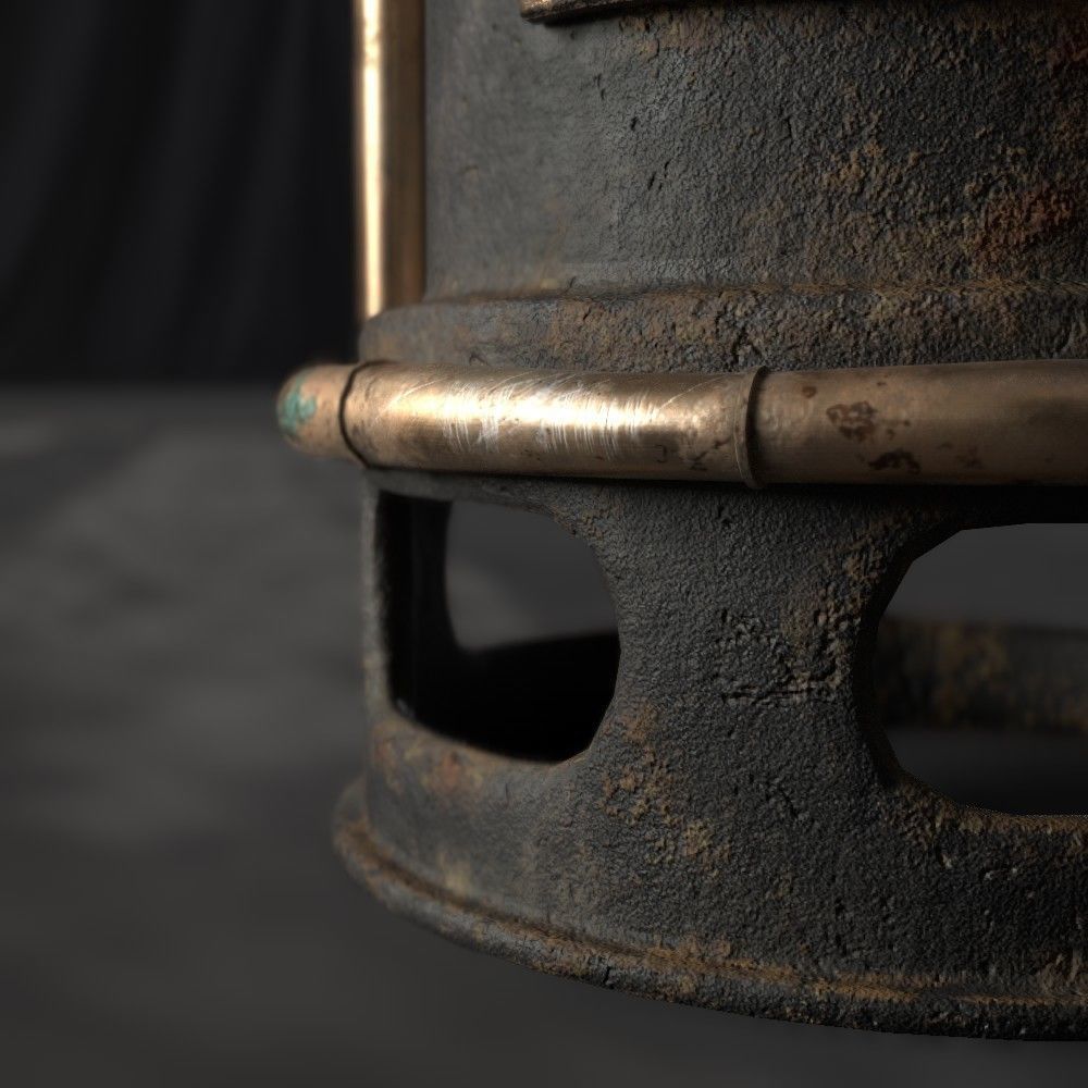 Forge Alchemy Stove  Low-poly 3D model_4