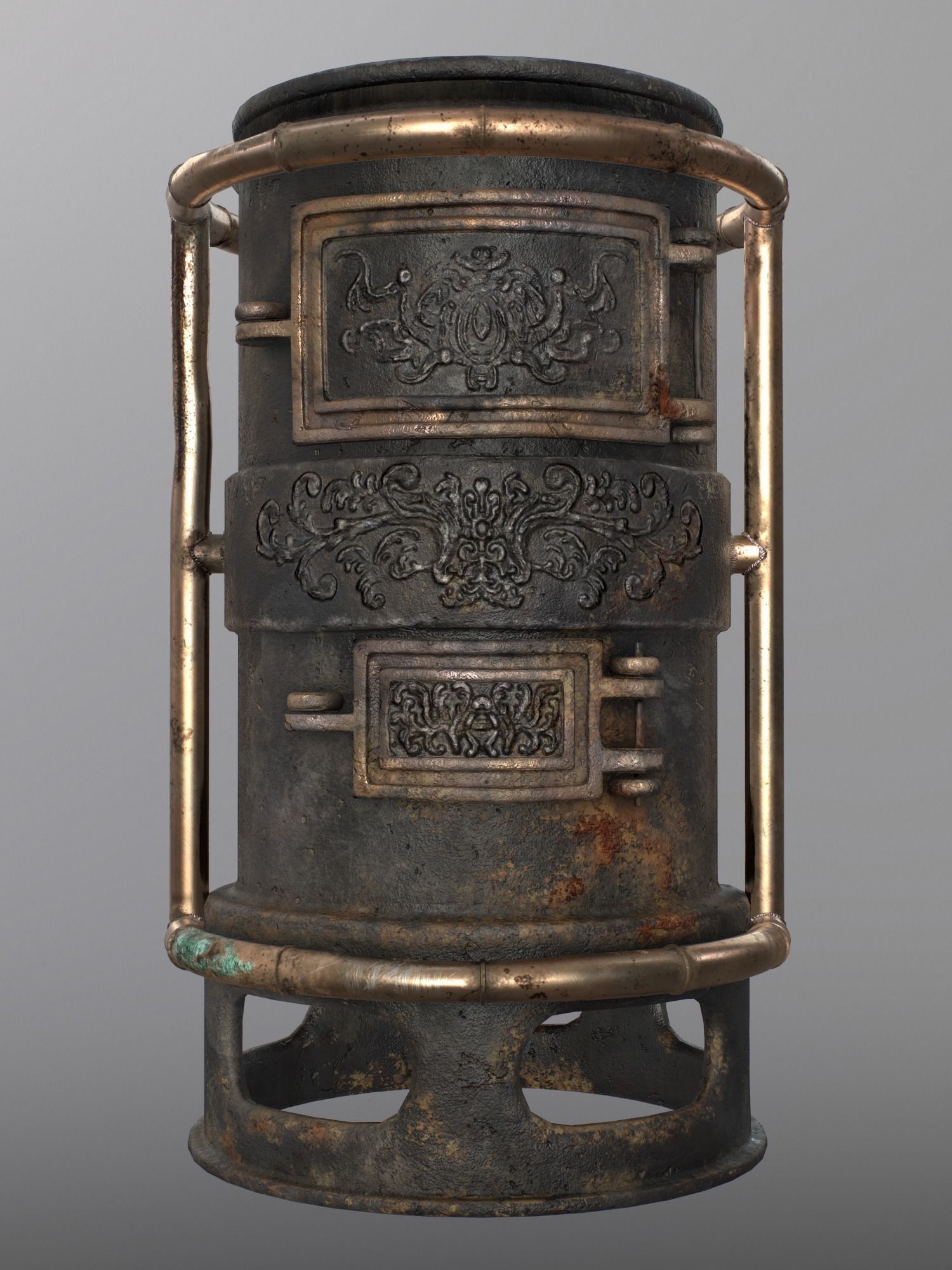 Forge Alchemy Stove  Low-poly 3D model_42