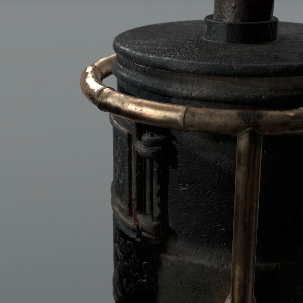 Forge Alchemy Stove  Low-poly 3D model_8