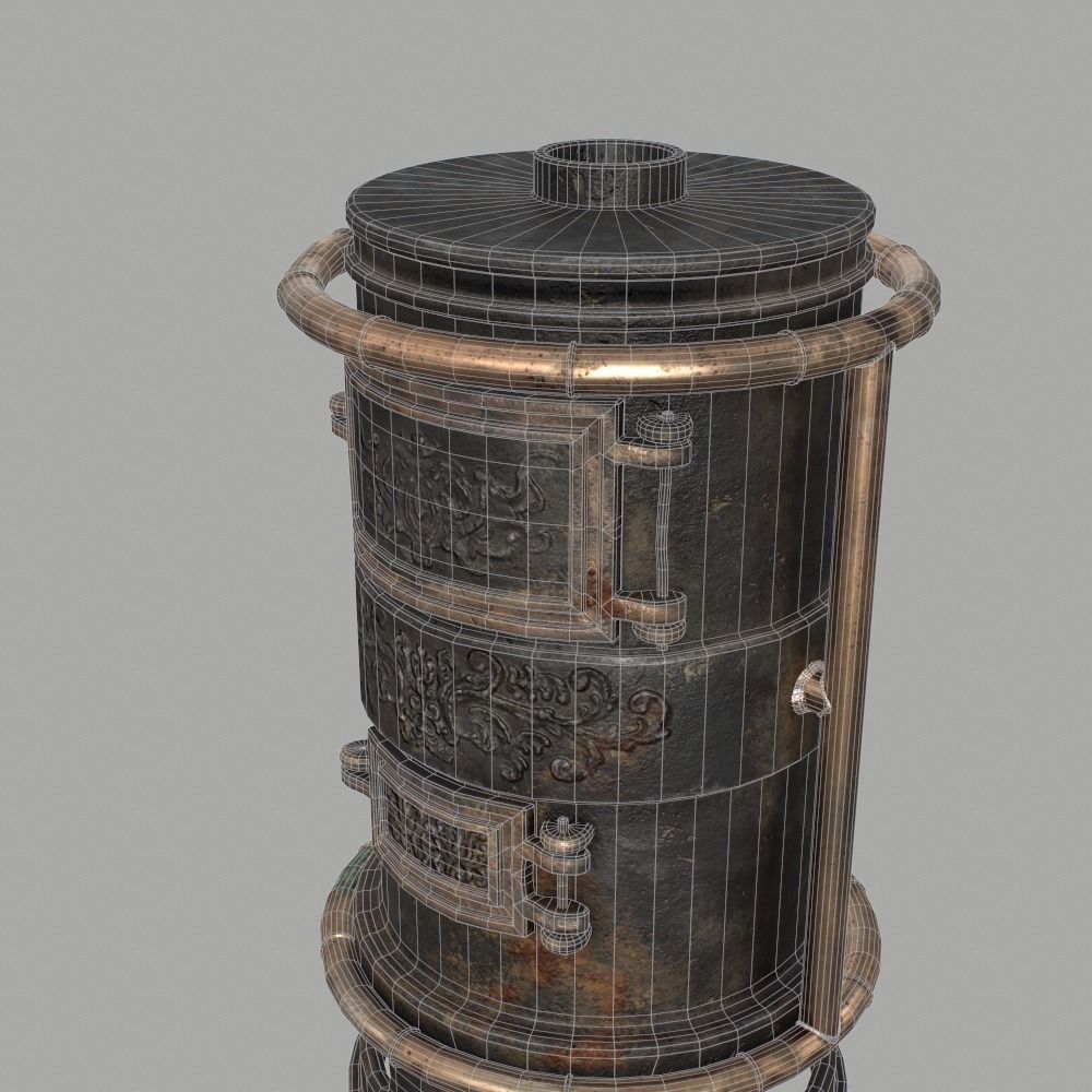 Forge Alchemy Stove  Low-poly 3D model_41