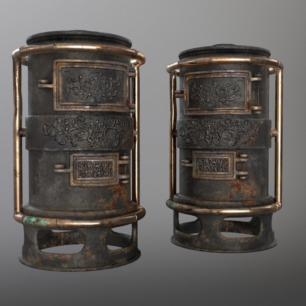 Forge Alchemy Stove  Low-poly 3D model_40