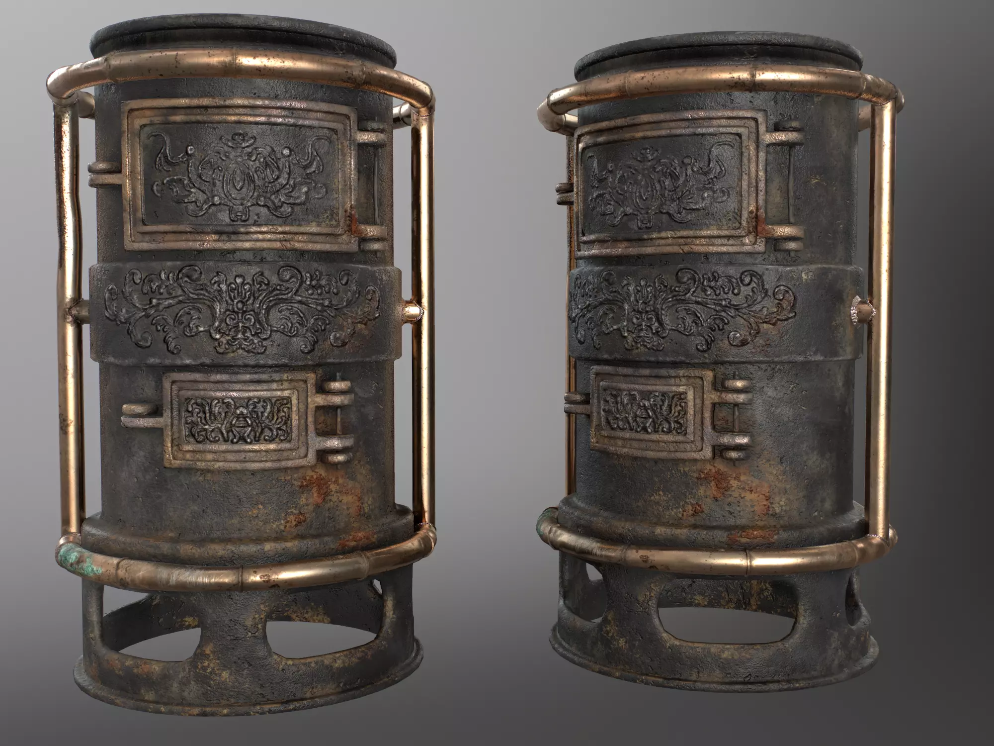Forge Alchemy Stove  Low-poly 3D model_0