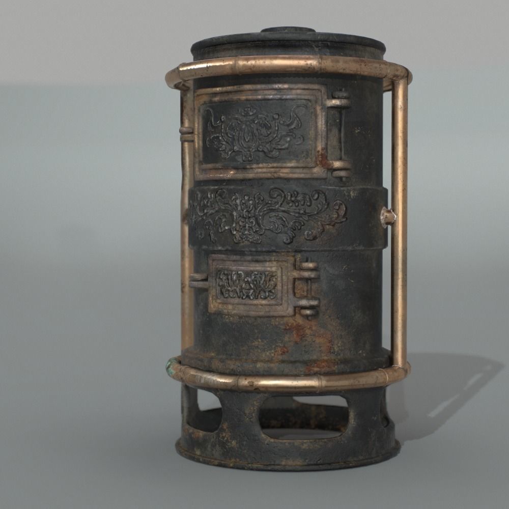 Forge Alchemy Stove  Low-poly 3D model_48