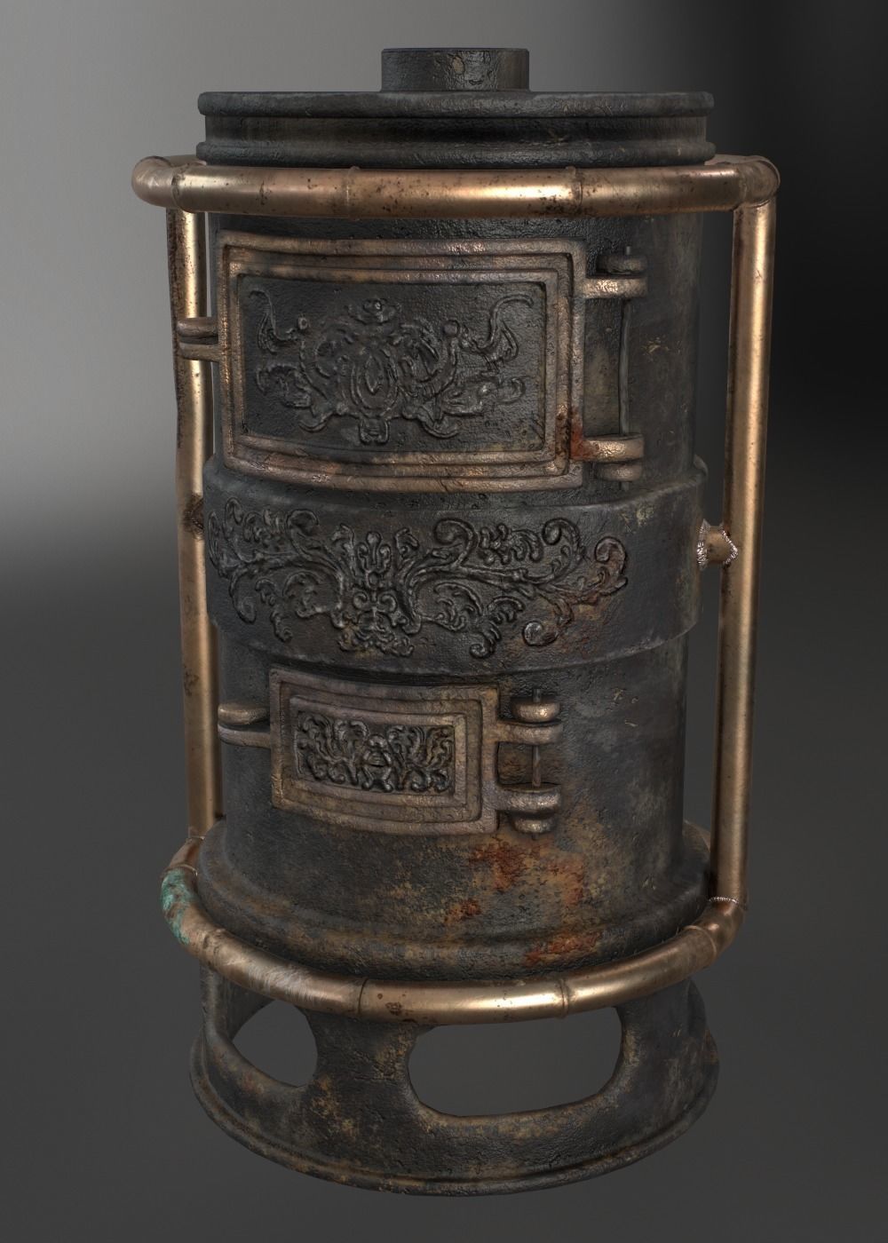 Forge Alchemy Stove  Low-poly 3D model_33