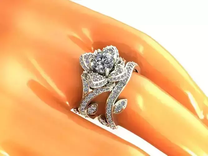 flower ring polysurface