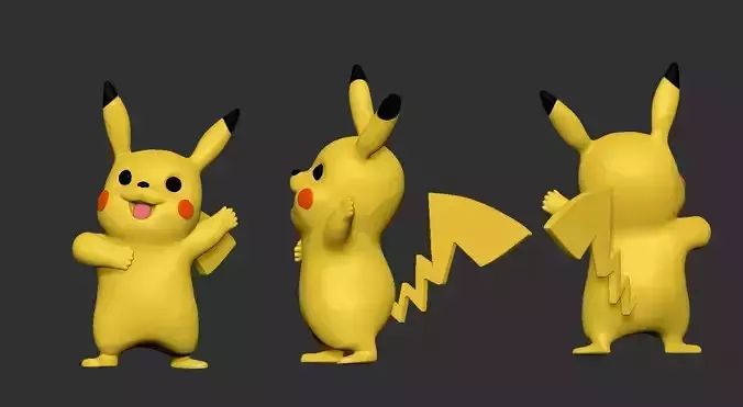 Pikachu  3d printable model