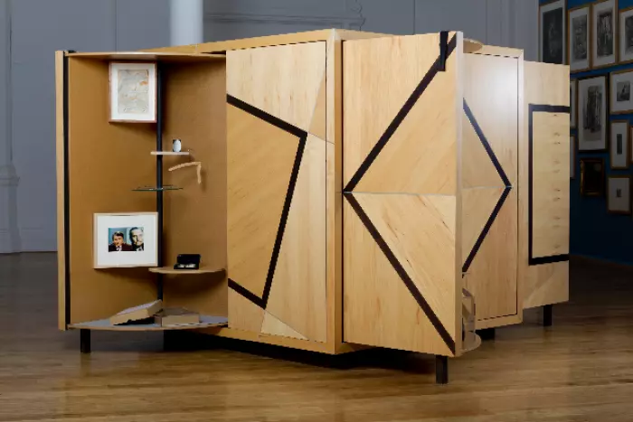 wardrobe modular Free 3D model_0