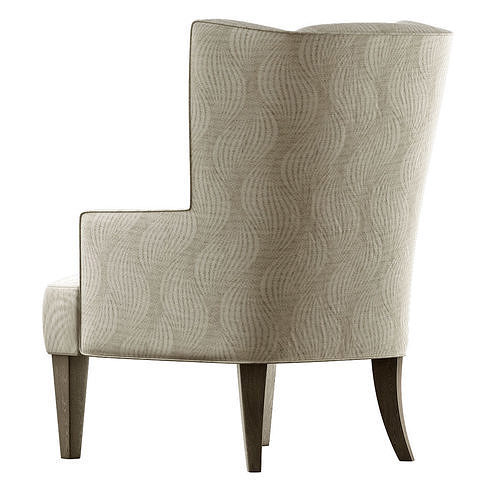BROCKTON WING CHAIR 3d model Low-poly 3D model 2