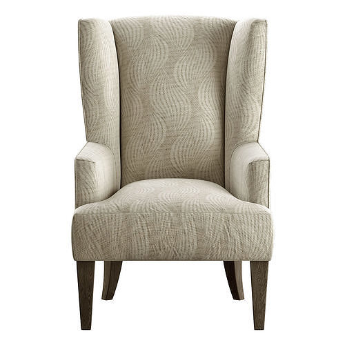 BROCKTON WING CHAIR 3d model Low-poly 3D model 3