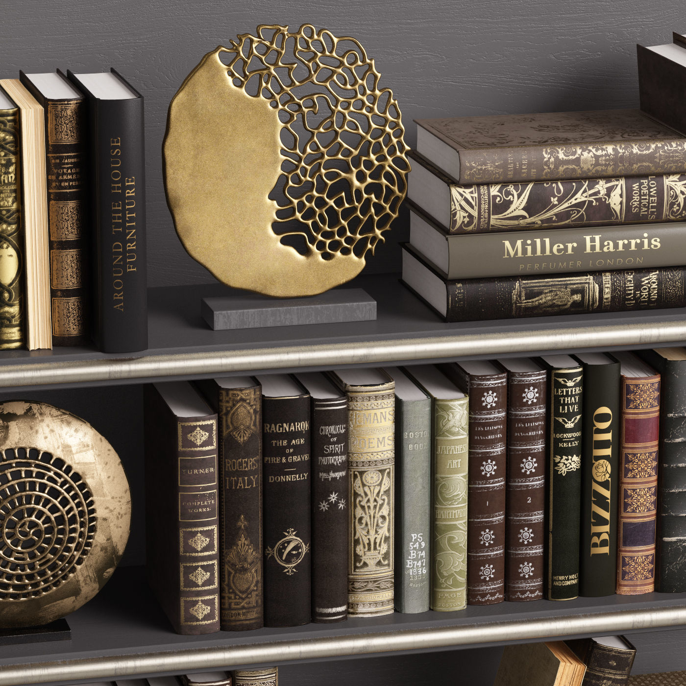 Classic Books 04 3D model_1