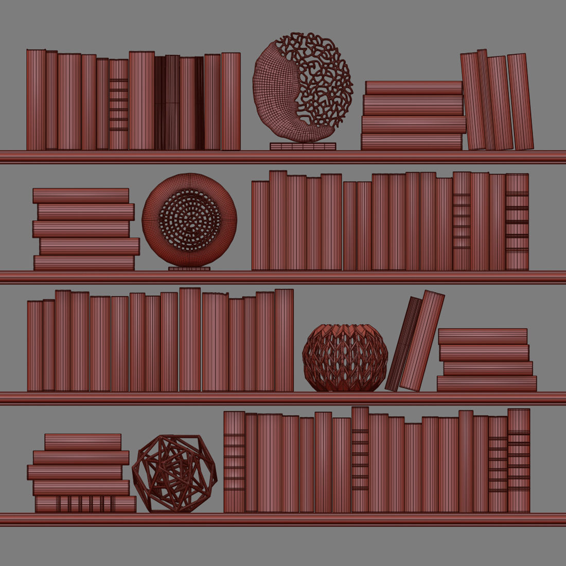 Classic Books 04 3D model_4