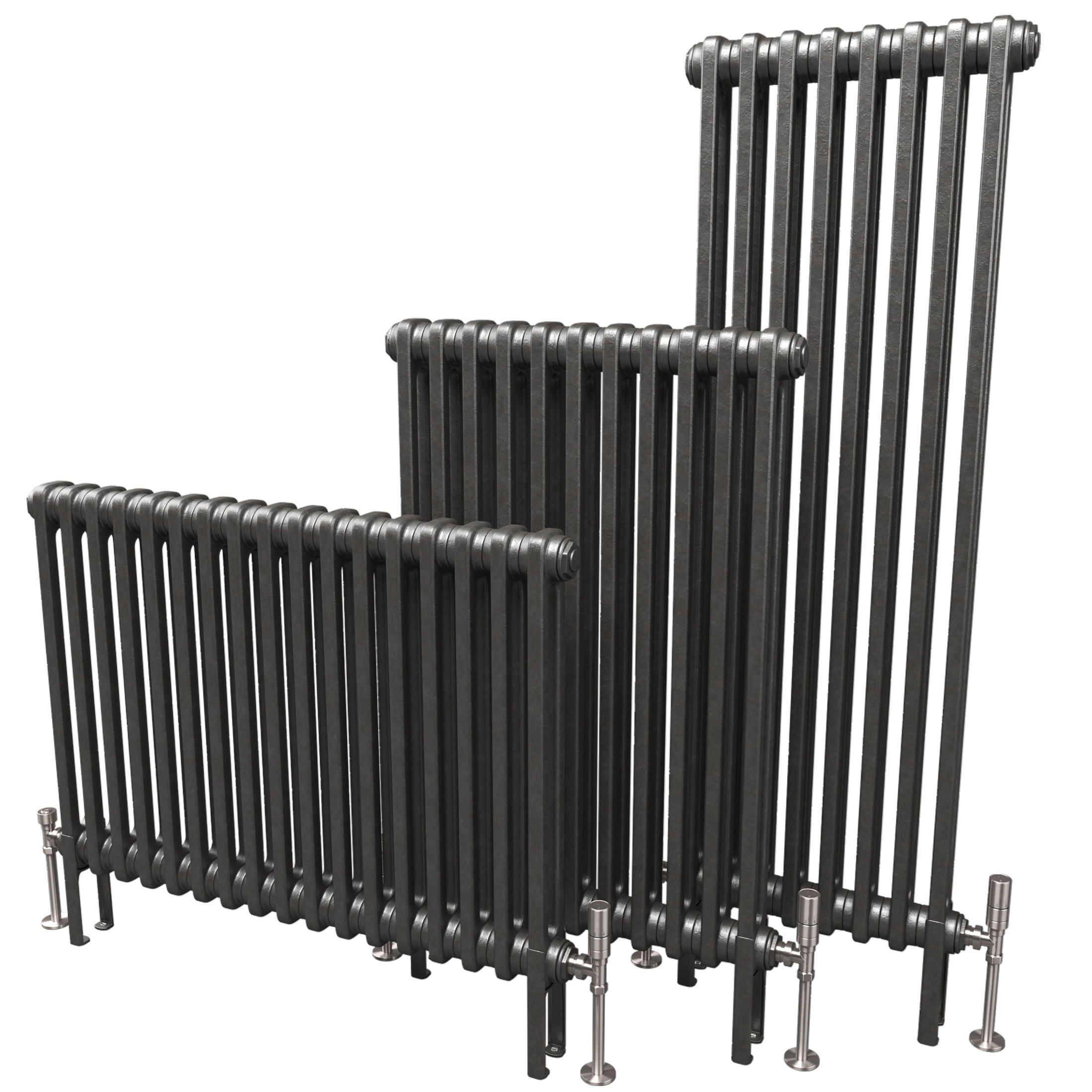 Butler and Rose 2 Column Horizontal Radiator 3D model_4