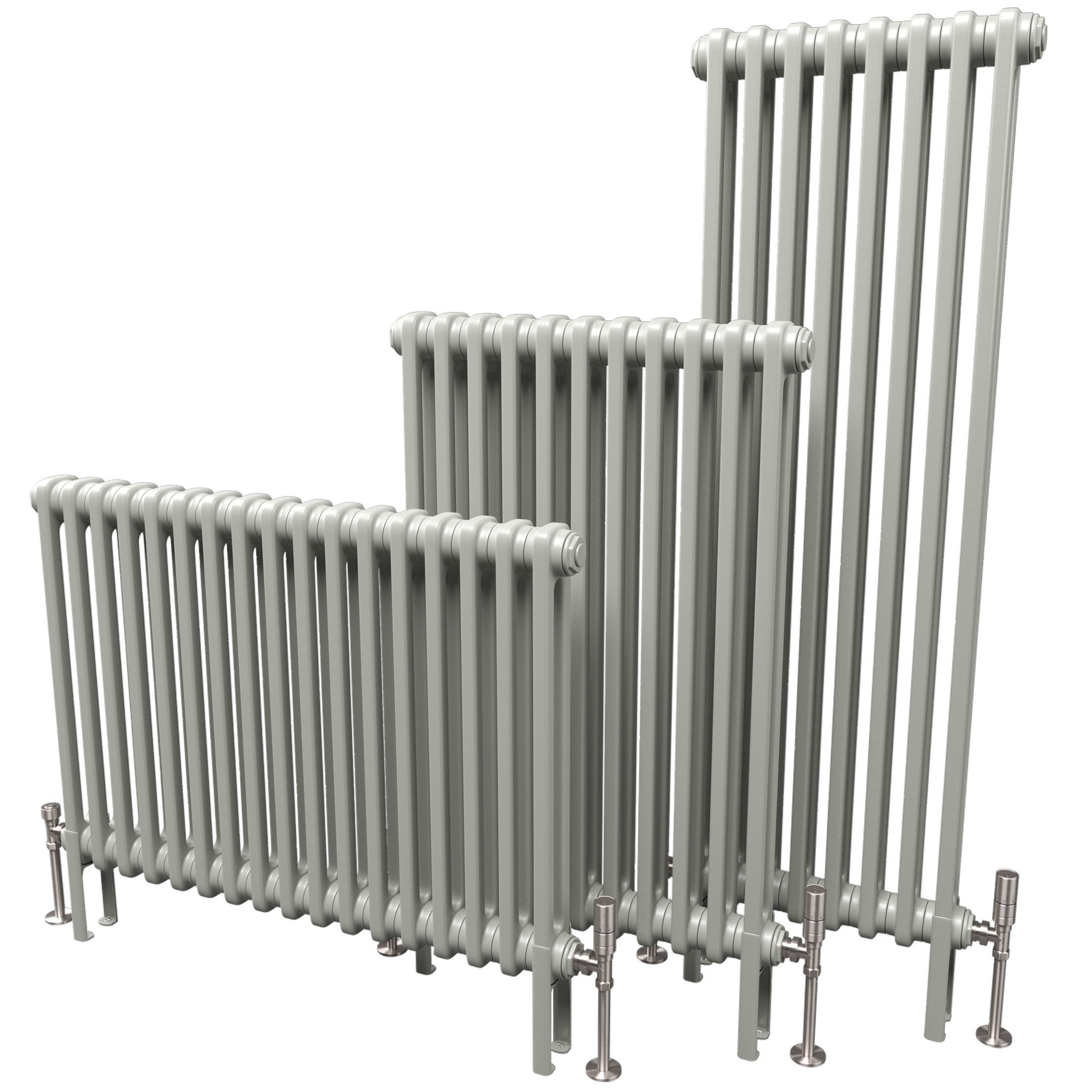 Butler and Rose 2 Column Horizontal Radiator 3D model_6