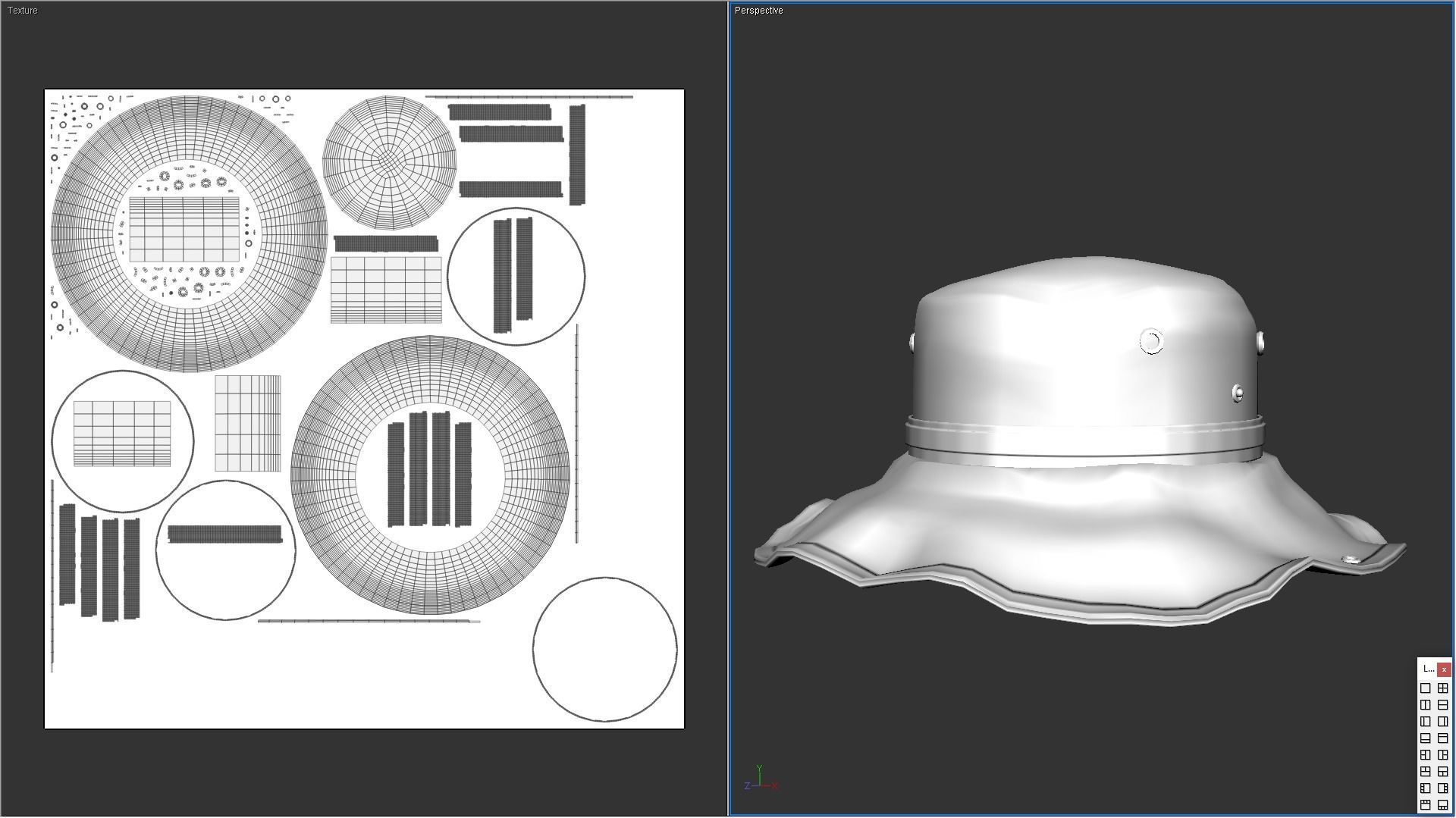 The Safari Hat Package 3D model_2