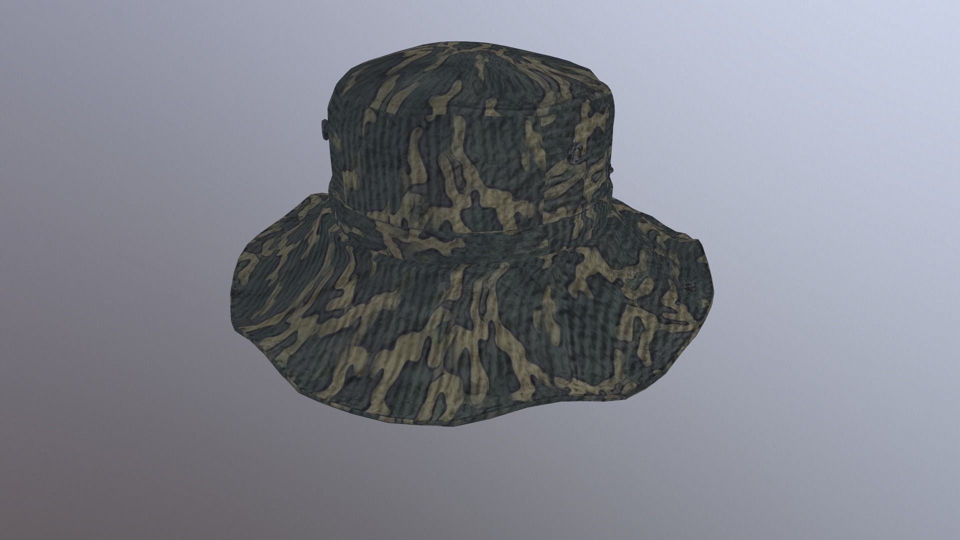 The Safari Hat Package 3D model_9