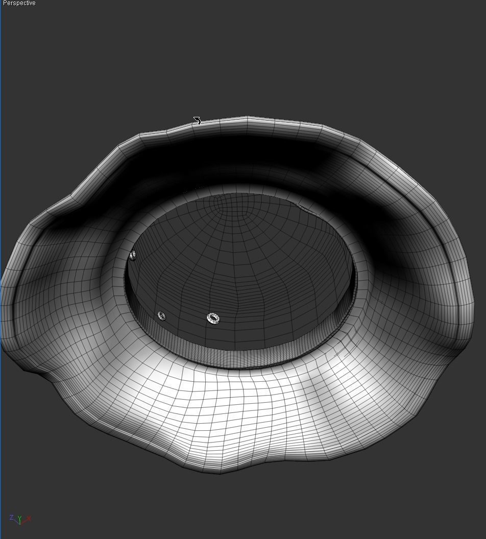 The Safari Hat Package 3D model_4