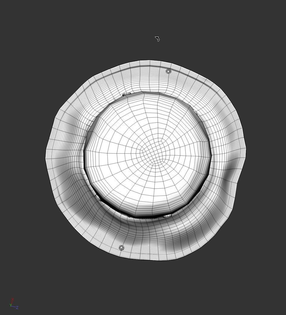 The Safari Hat Package 3D model_5