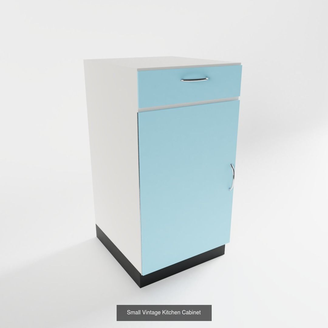 Vintage Kitchen 3D Model Collection_5