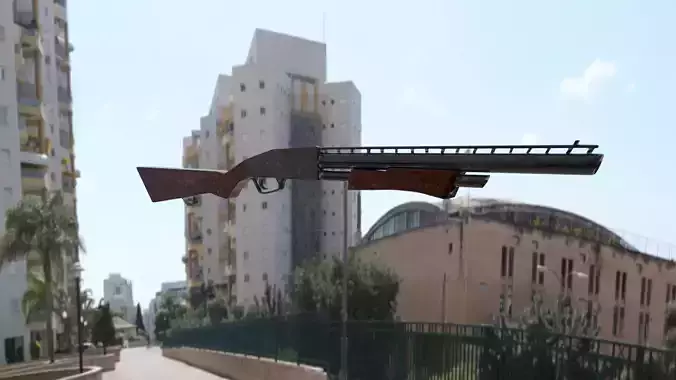 shotgun MAYA 2020 3D model