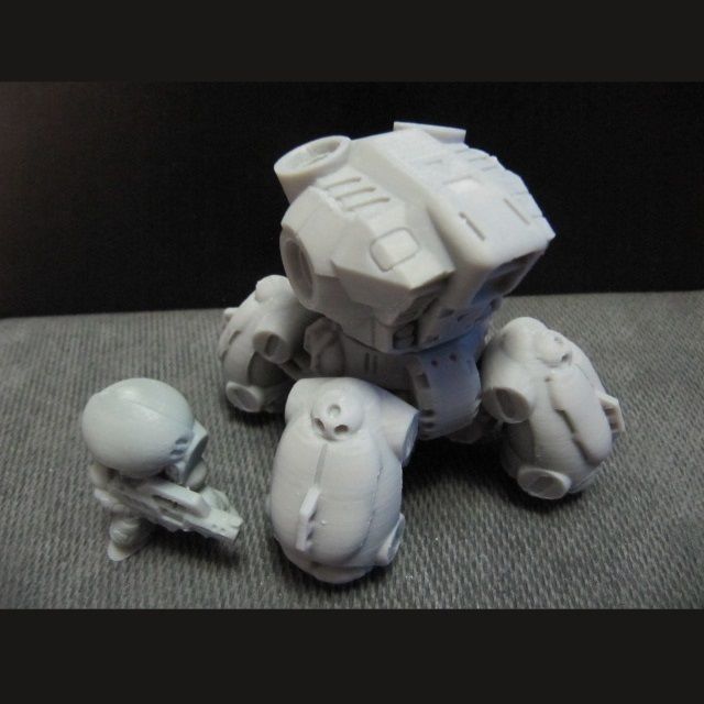 CHIBI-TECH SD - GOLIATH CORE 3D print model_16