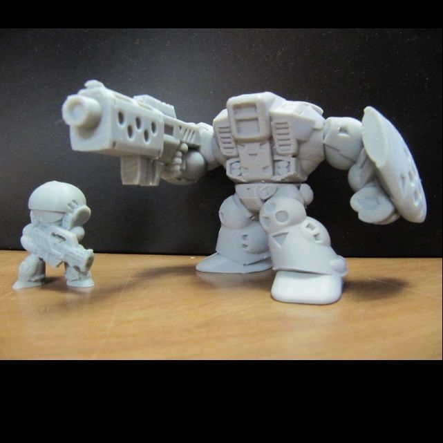 CHIBI-TECH SD - GOLIATH CORE 3D print model_9
