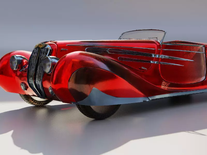 delahaye 165 3D model_0