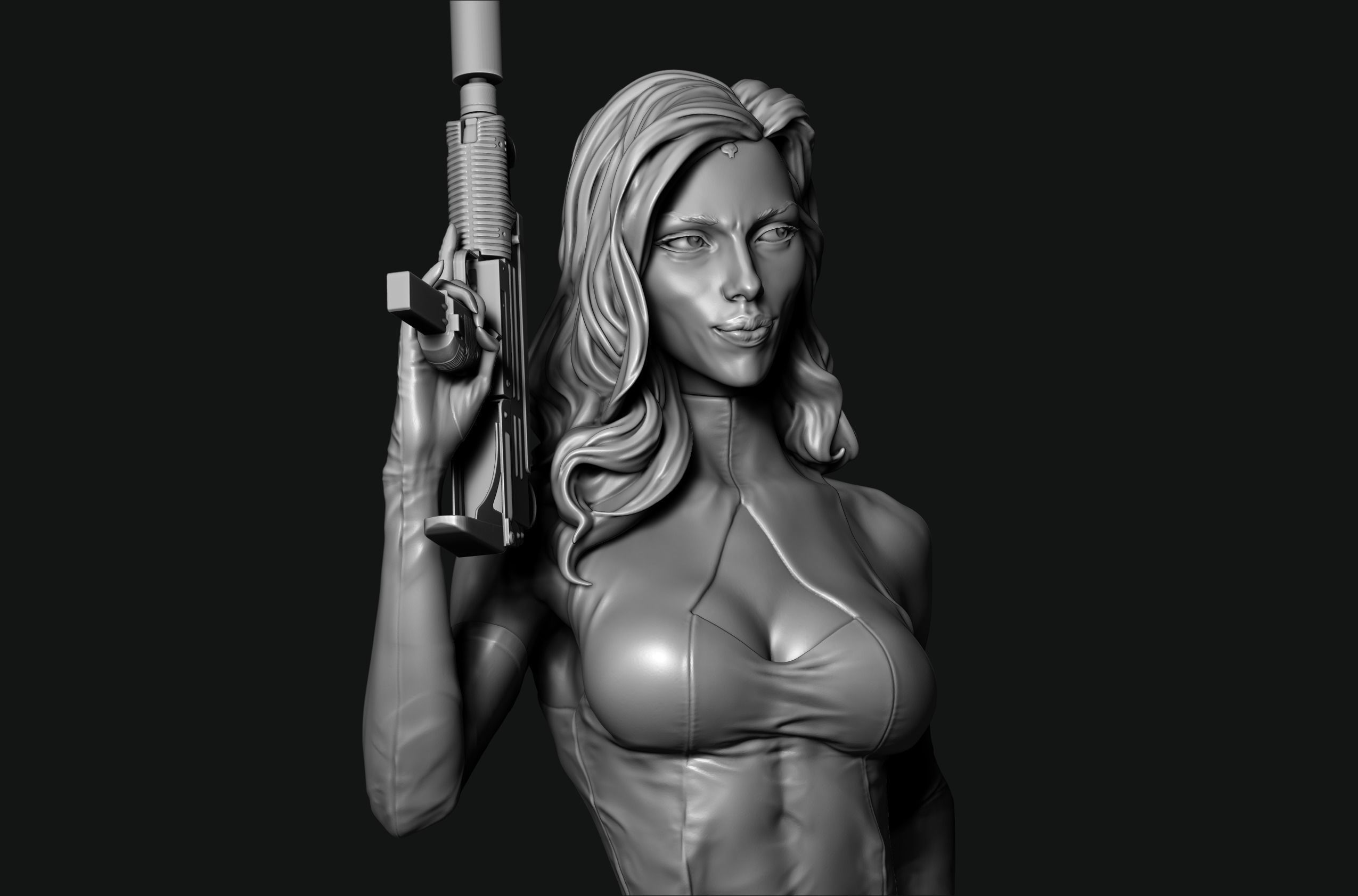 X-Men  Mistique  3D print model_12