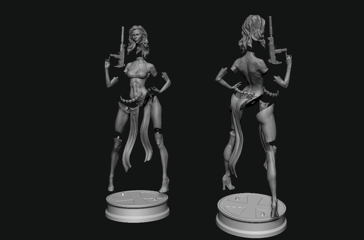 X-Men  Mistique  3D print model_2