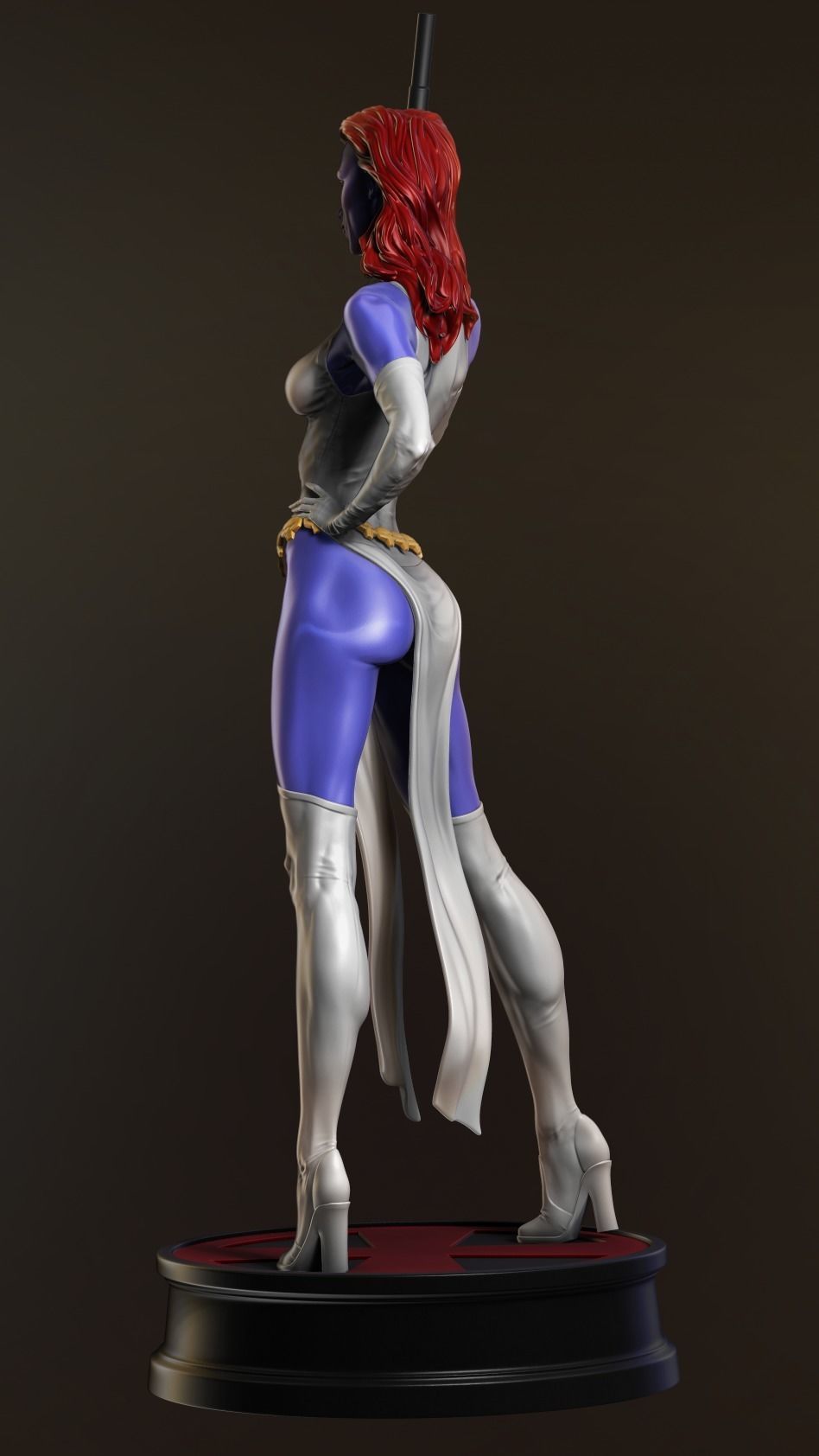 X-Men  Mistique  3D print model_1