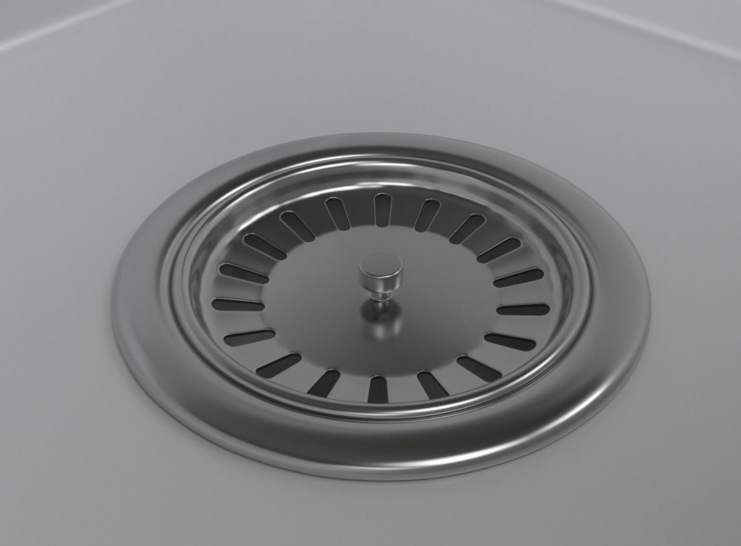 Sink 40cm 3D model_1